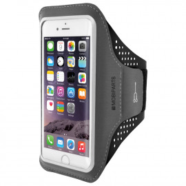 Mobiparts Comfort Fit Sport Armband Apple iPhone 6/6S/7/8/SE (2020) Zwart