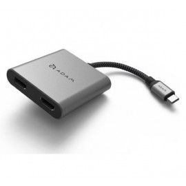 ADAM elements - CASA Hub H2 Grey USB-C 3.1 HDMI x2 - Grigio