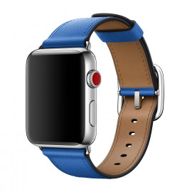 Apple Classic Buckle - Cinturino per Apple Watch 42mm / 44mm / 45 mm / 49mm - Electric Blue