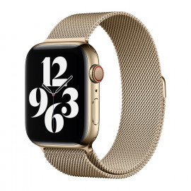 Apple Milanese Loop - Cinturino per Apple Watch - 42mm / 44mm / 45mm / 49mm - Gold (2a Gen)