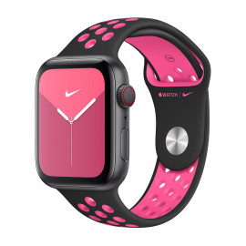 Apple Nike Sport Band - Cinturino per Apple Watch 42mm / 44mm / 45mm - Black / Pink Blast