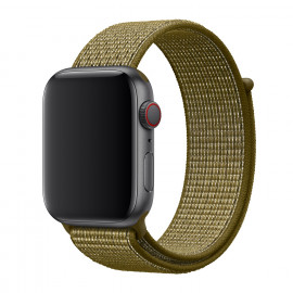 Apple Sport Loop - Cinturino per Apple Watch 42mm / 44mm / 45mm / 49mm - Olive Flak