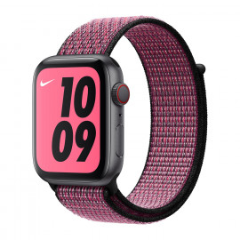 Apple Nike Sport Loop - Cinturino per Apple Watch 42mm / 44mm / 45mm / 49mm - Pink Blast / True Berry