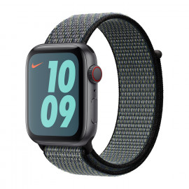 Apple Nike Sport Loop - Cinturino per Apple Watch 42mm / 44mm / 45mm / 49mm - World Indigo / Lime Blast