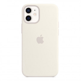 Apple - Cover MagSafe in Silicone per iPhone 12 Mini - White