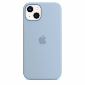 Apple - Cover MagSafe in silicone per iPhone 13 - Blue Fog