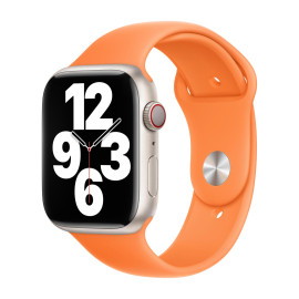 Apple Sport Band - Cinturino per Apple Watch 42mm / 44mm / 45mm / 49mm - Bright Orange