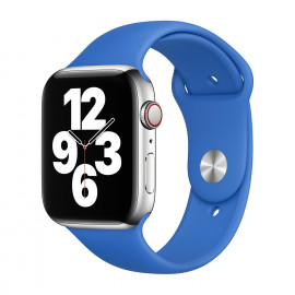 Apple Sport Band - Cinturino per Apple Watch 42mm / 44mm / 45mm / 49mm - Capri Blue