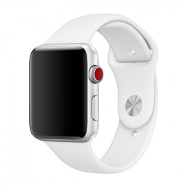 Apple Sport Band - Cinturino per Apple Watch 38mm / 40mm / 41 mm - White (1a Gen)