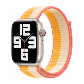 Apple Sport Loop - Cinturino per Apple Watch 42mm / 44mm / 45mm / 49mm - Maize / White