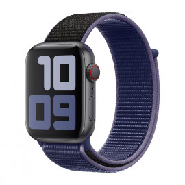 Apple Sport Loop - Cinturino per Apple Watch 42mm / 44mm / 45mm / 49mm - Midnight Blue (2a Gen)