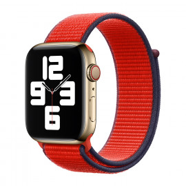 Apple Sport Loop - Cinturino per Apple Watch 38mm / 40mm / 41mm (PRODUCT) Red 3a Gen