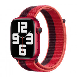 Apple Sport Loop - Cinturino per Apple Watch 42mm / 44mm / 45mm / 49mm - (PRODUCT) Red 5a Gen