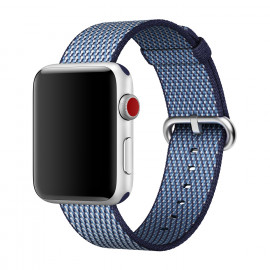 Apple Woven Nylon - Cinturino per Apple Watch 42mm / 44mm / 45mm / 49mm - Midnight Blue