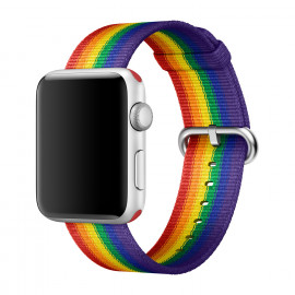 Apple Woven Nylon - Cinturino per Apple Watch 38mm / 40mm - Edizione Pride