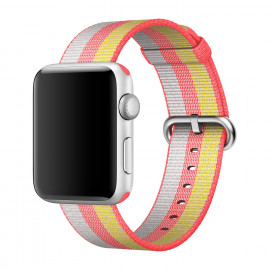 Apple Woven Nylon - Cinturino per Apple Watch 42mm / 44mm / 45mm / 49mm - Red