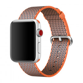 Apple Woven Nylon - Cinturino per Apple Watch 42mm / 44mm / 45mm / 49mm - Spicy Orange