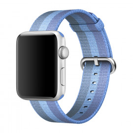 Apple Woven Nylon - Cinturino per Apple Watch 42mm / 44mm / 45mm / 49mm - Tahoe Blue