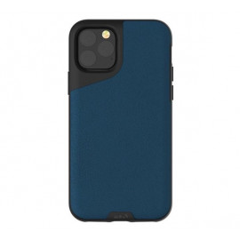 Mous Contour Leather iPhone 11 Pro Max blauw