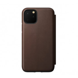 Nomad Rugged - Case Folio in pelle per iPhone 11 Pro Max - Marrone
