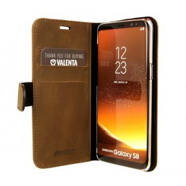 Valenta Booklet Classic Luxe Vintage Brown Galaxy S8 Plus