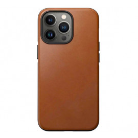 Nomad Modern Magsafe - Cover in pelle per iPhone 13 Pro - Marrone chiaro