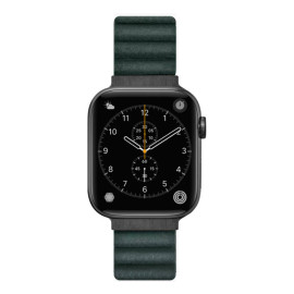 LAUT - Cinturino Novi Loop in pelle per Apple Watch 38mm / 40mm / 41mm - Pine Green