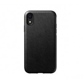 Nomad Rugged Case Leather iPhone XR zwart