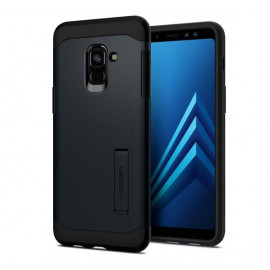 Spigen Slim Armor Case Samsung Galaxy A8 2018 zwart