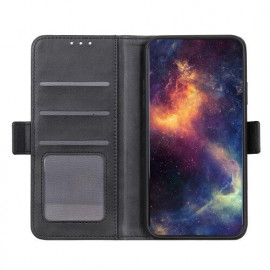 Casecentive Leren Wallet - Cover magnetica per Galaxy S20 - Nera