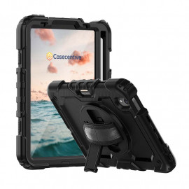 Casecentive Handstrap Pro - Case con impugnatura per iPad Mini 6 2021- Nero