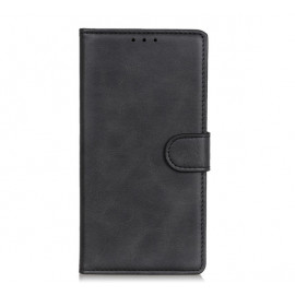 Casecentive - Cover a portafoglio in pelle con chiusura a scatto per iPhone 13 Pro - Nero