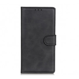 Casecentive - Cover a portafoglio in pelle con chiusura a scatto per iPhone 13 - Nero