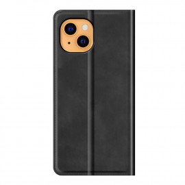 Casecentive - Cover a portafoglio a scatto per iPhone 14 - Nero
