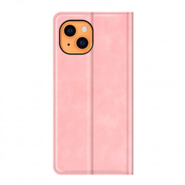 Casecentive - Cover a portafoglio a scatto per iPhone 14 Plus - Rosa