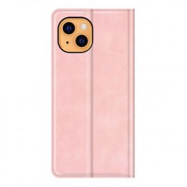 Casecentive - Cover a portafoglio a scatto per iPhone 14 - Rosa