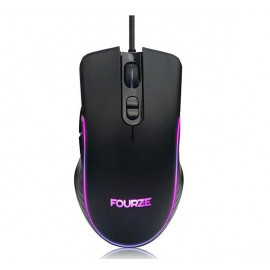Fourze GM120 - Mouse da gaming RGB - Nero