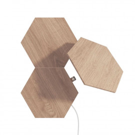 Nanoleaf Elements Wood Look Hexagons Expansion 3 Pack