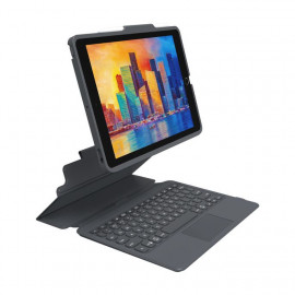 ZAGG Pro Keys Wireless Keyboard With Trackpad Bookcase iPad 10.2 inch (2019 / 2020 / 2021) grey