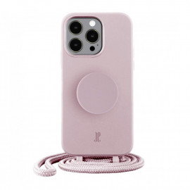 PopSockets - Cover con cordoncino PopGrip per iPhone 14 Pro - Rosa