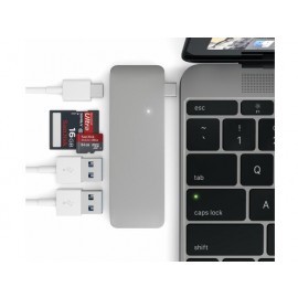 Satechi USB C 3.0 3 in 1 Hub Space grey