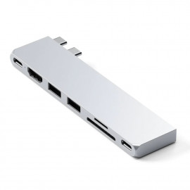 Satechi USB-C Pro Hub Slim Adapter Silver