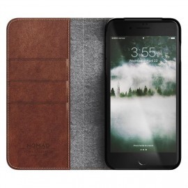 Nomad Leather Folio Case iPhone 7 / 8 Plus bruin 