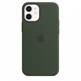 Apple - Cover MagSafe in Silicone per iPhone 12 Mini - Cypress Green