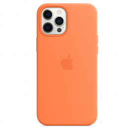 Apple - Cover MagSafe in Silicone per iPhone 12 Pro Max - Kumquat