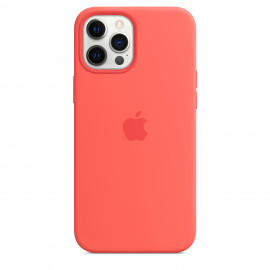 Apple - Cover MagSafe in Silicone per iPhone 12 Pro Max - Pink Citrus