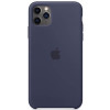 Apple - Cover in silicone per iPhone 11 Pro Max - Midnight Blue