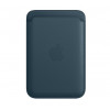 Apple - Porta carte di credito MagSafe in pelle per iPhone - Blu baltico