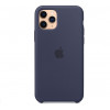 Apple - Cover in silicone per iPhone 11 Pro - Midnight Blue