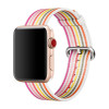 Apple Woven Nylon - Cinturino per Apple Watch 38mm / 40mm / 41mm - Pink Stripe
